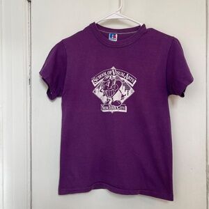 Vintage SVA School of Visual Arts T-Shirt Size S